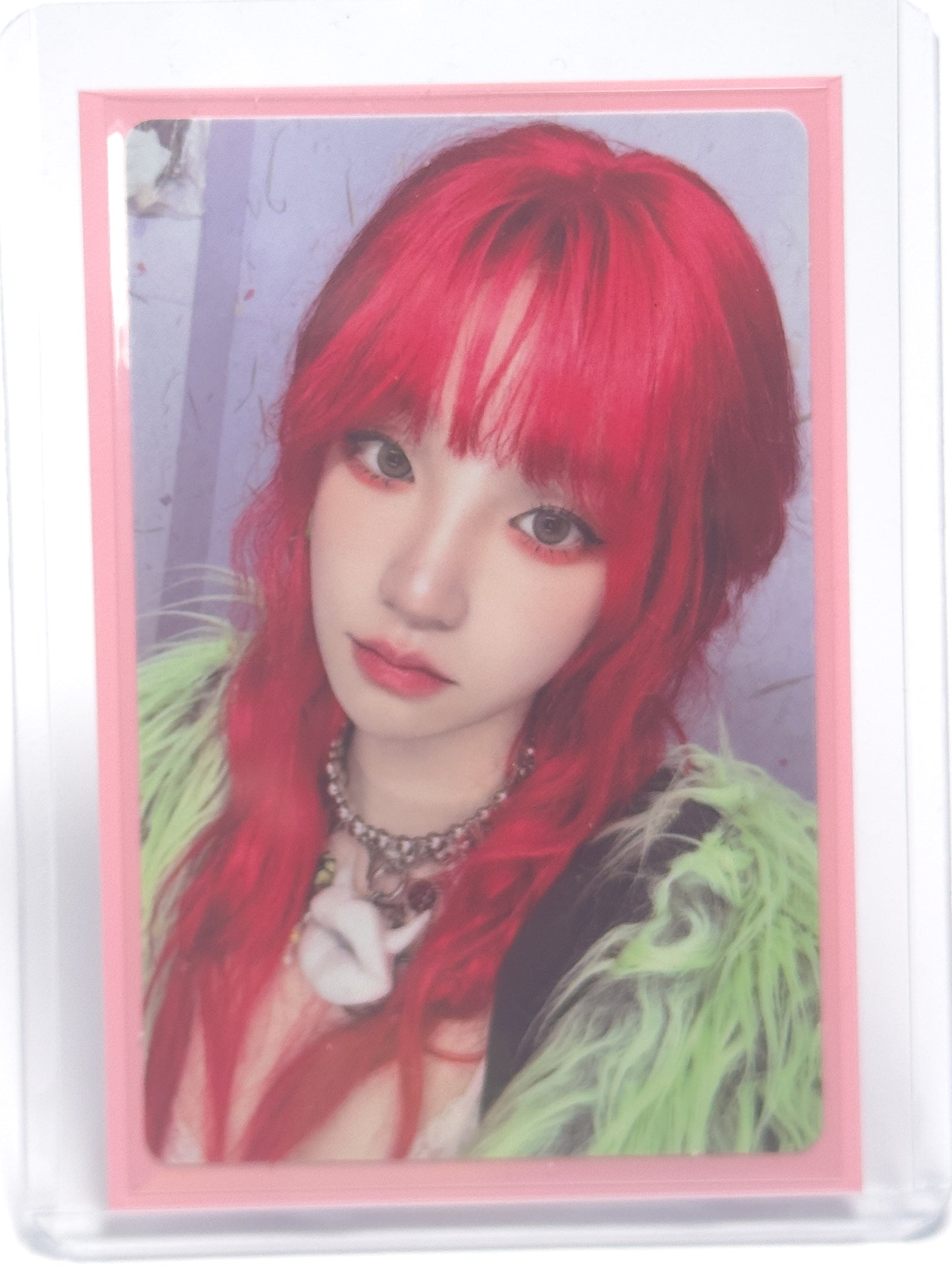 Plain photocard before decorating